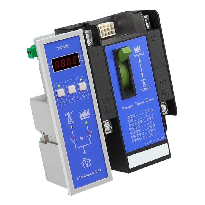 Transfer Switch 2 pole | 125 Amps | TCS2P125-22